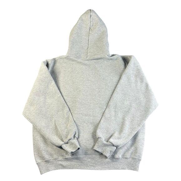 Michigan State Spartans Russell Athletic Men’s Large Gray Essential Hoodie Y2K - Picture 2 of 8